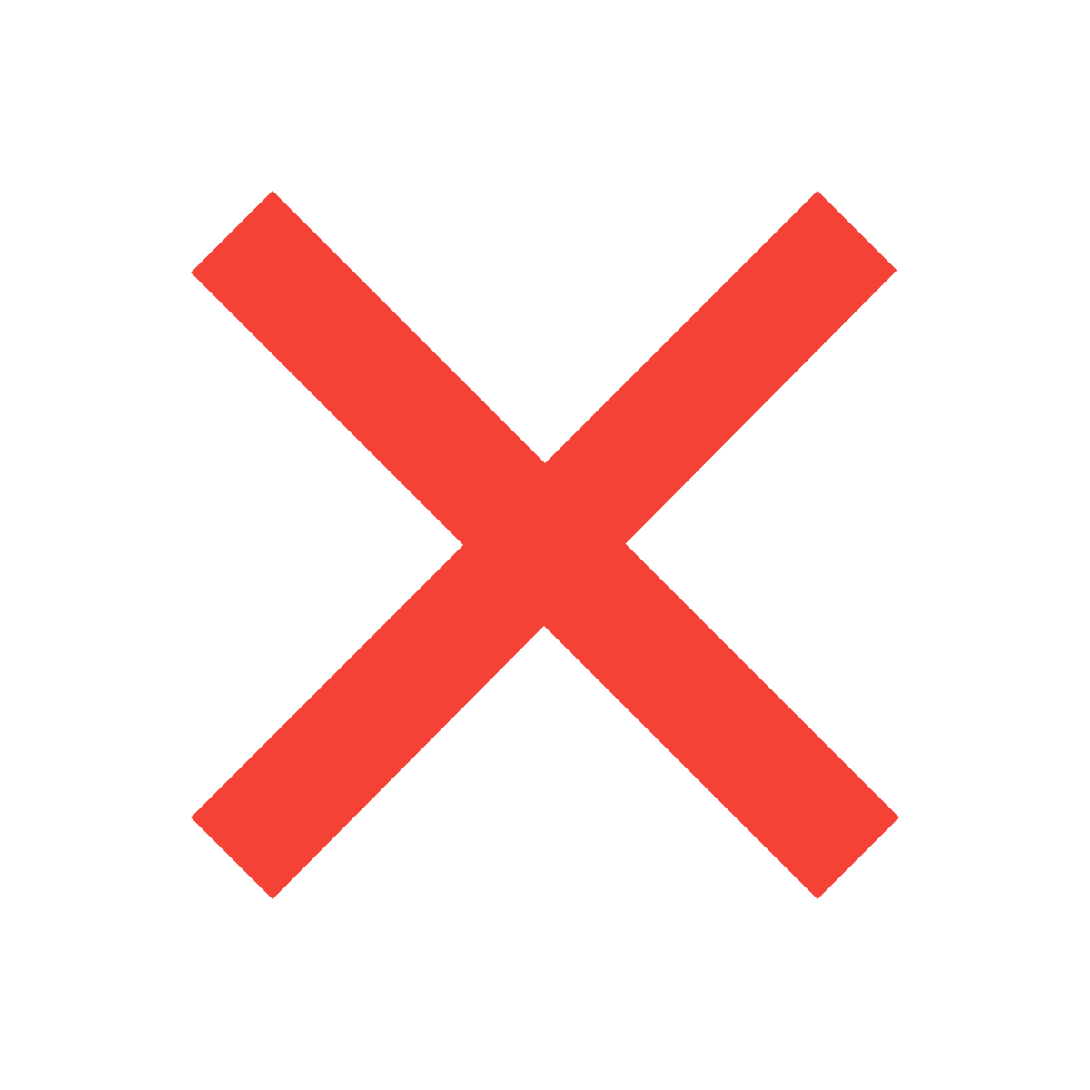 color style delete sign  v2 icon