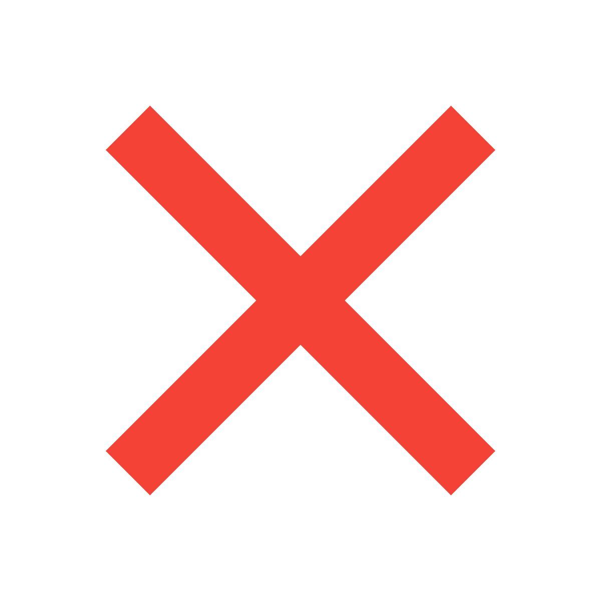 color style close icon