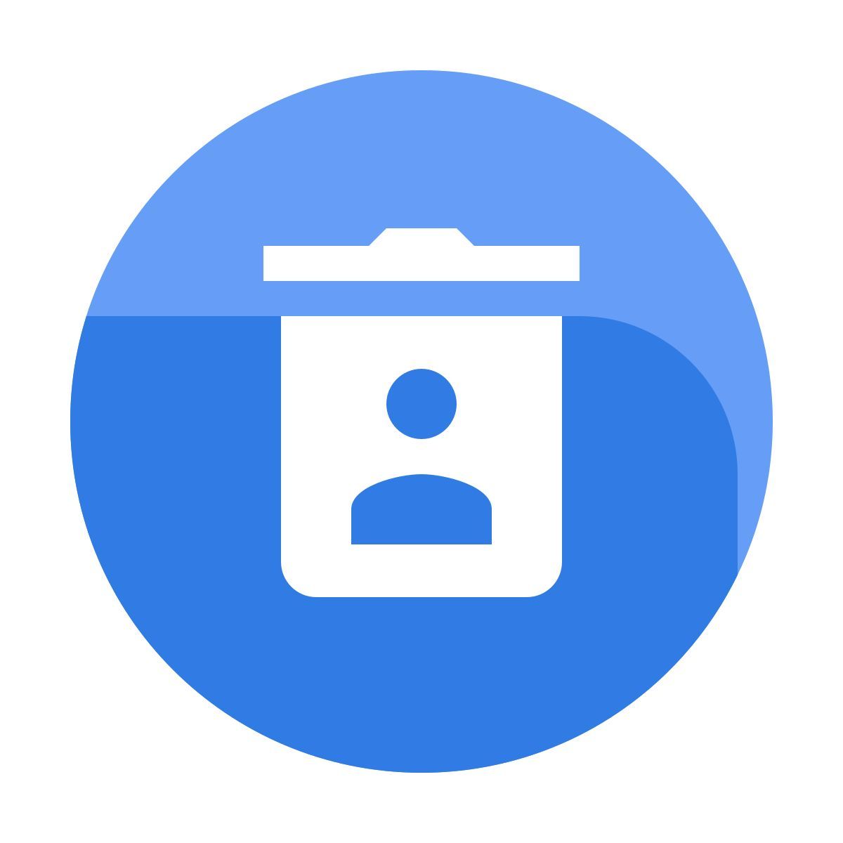 color style delete user data icon