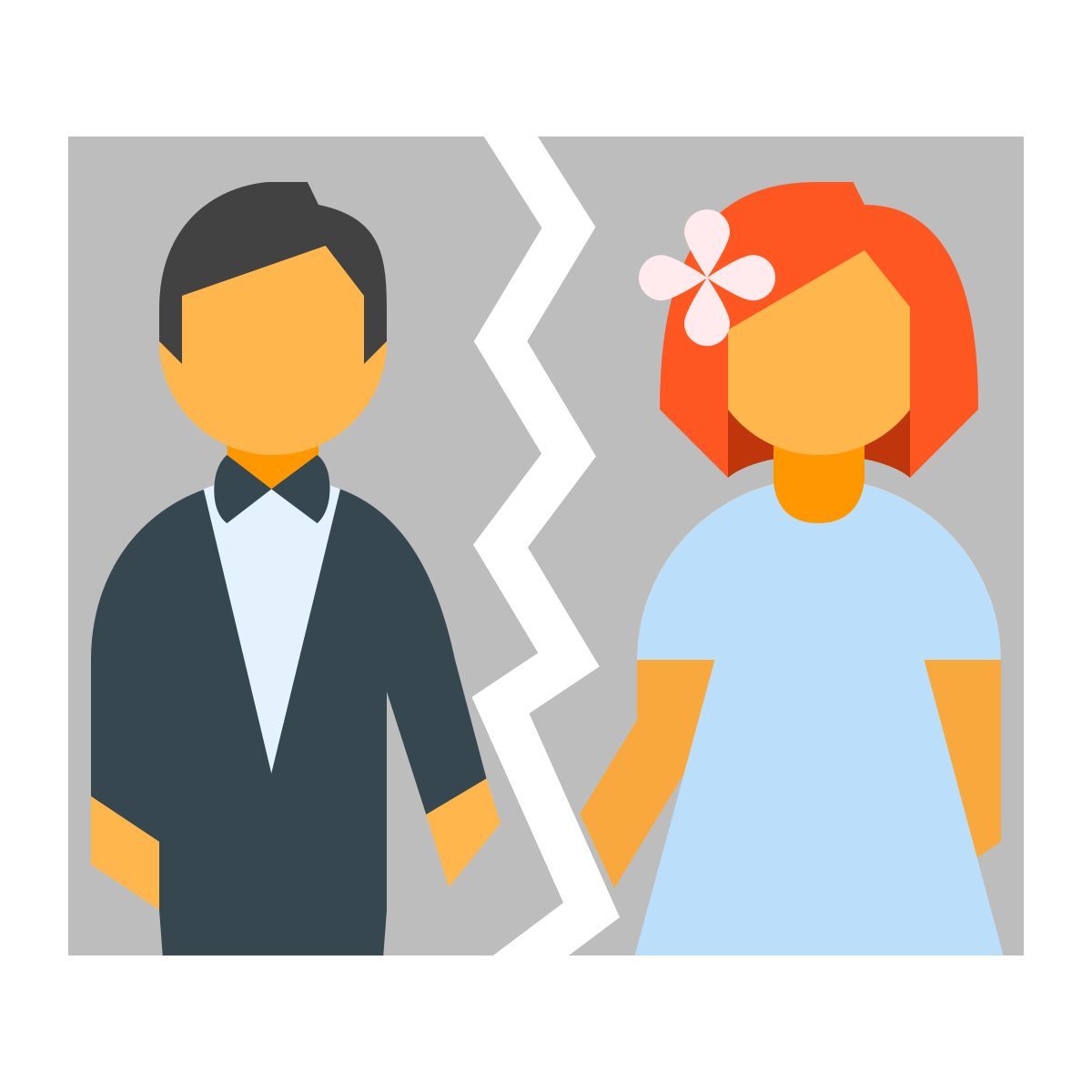 color style scheidung  icon