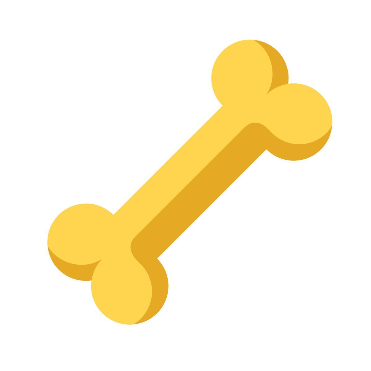 color style knochen icon