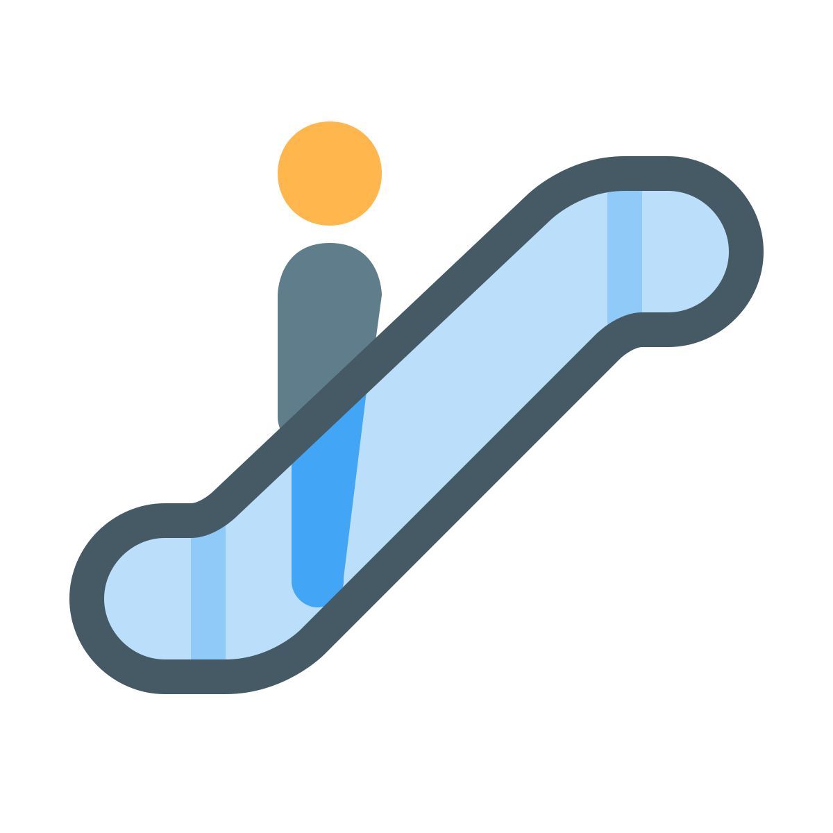 color style escalator icon