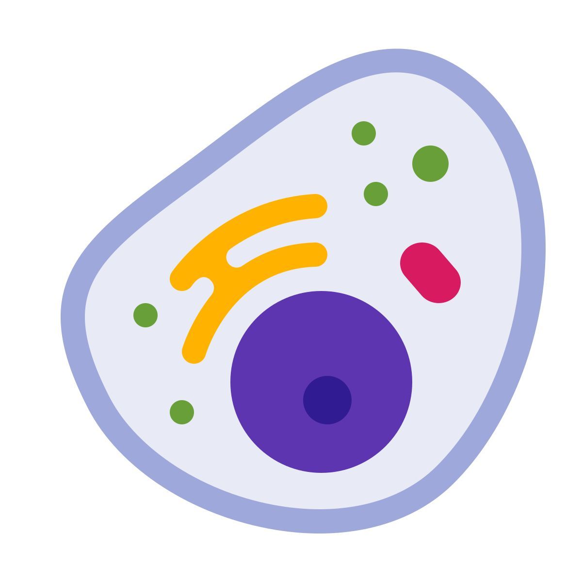 color style eukaryotische zellen icon