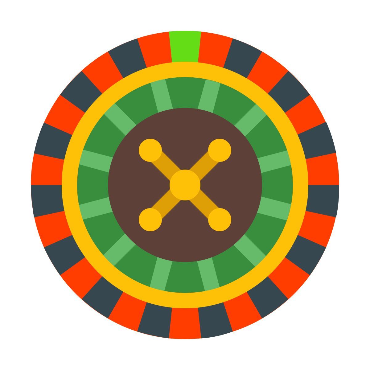 color style roulette icon
