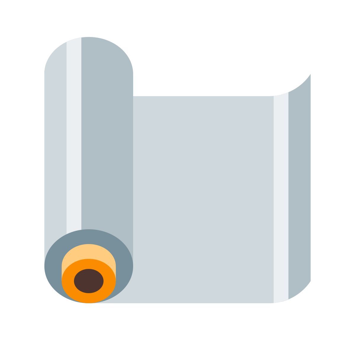 color style foil roll icon