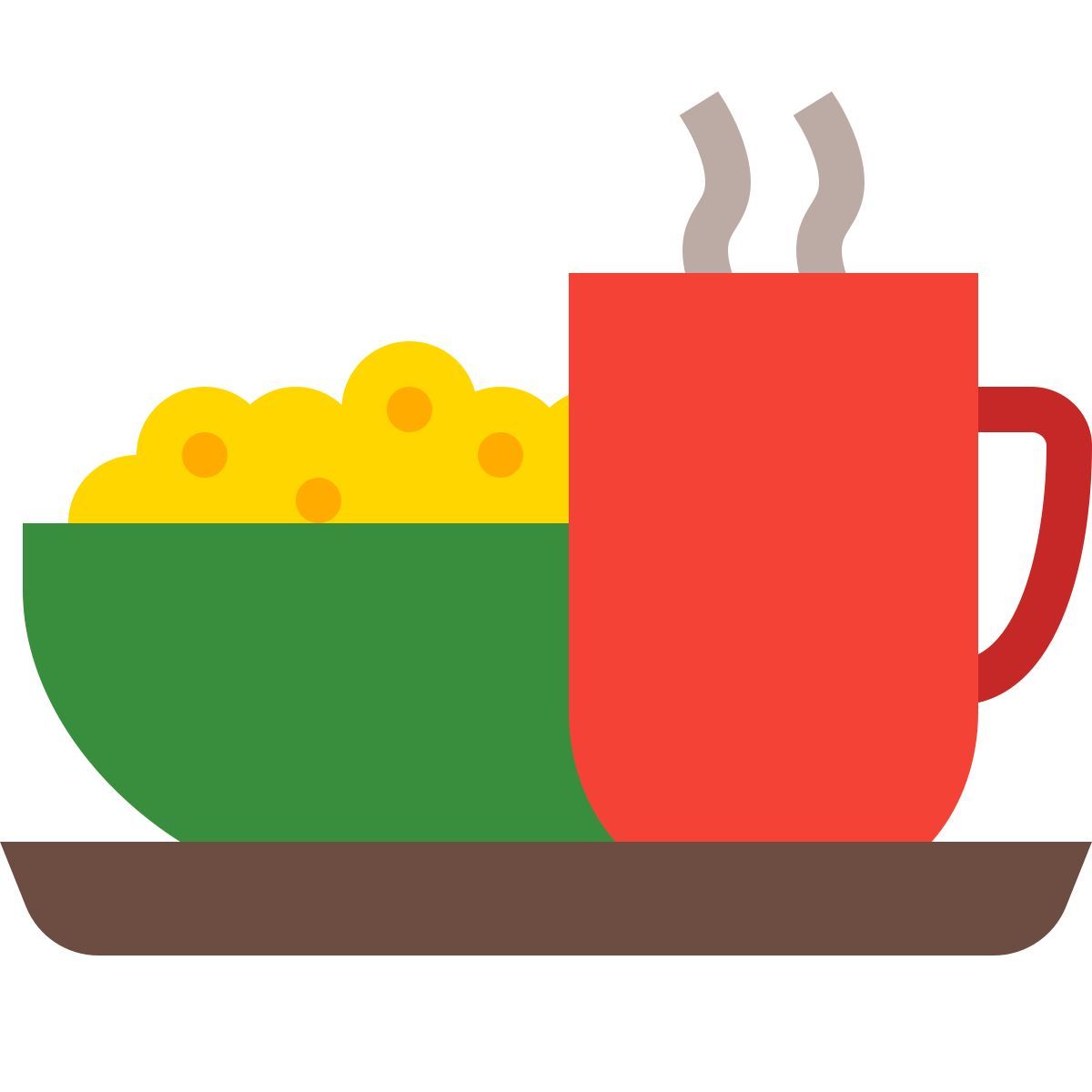 color style food bar icon