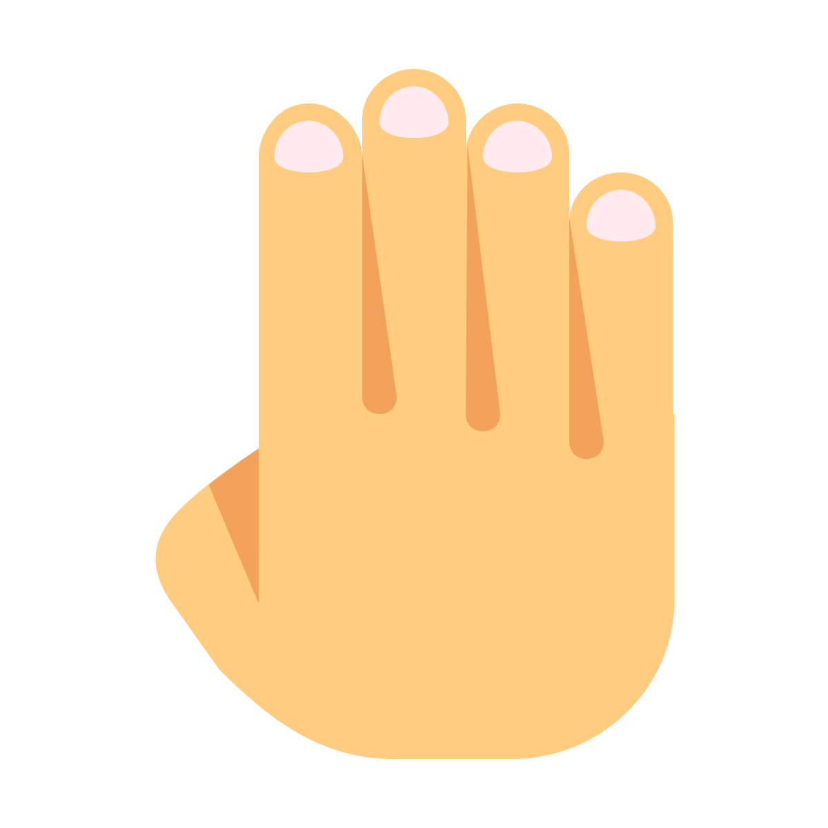 color style four fingers  v2 icon
