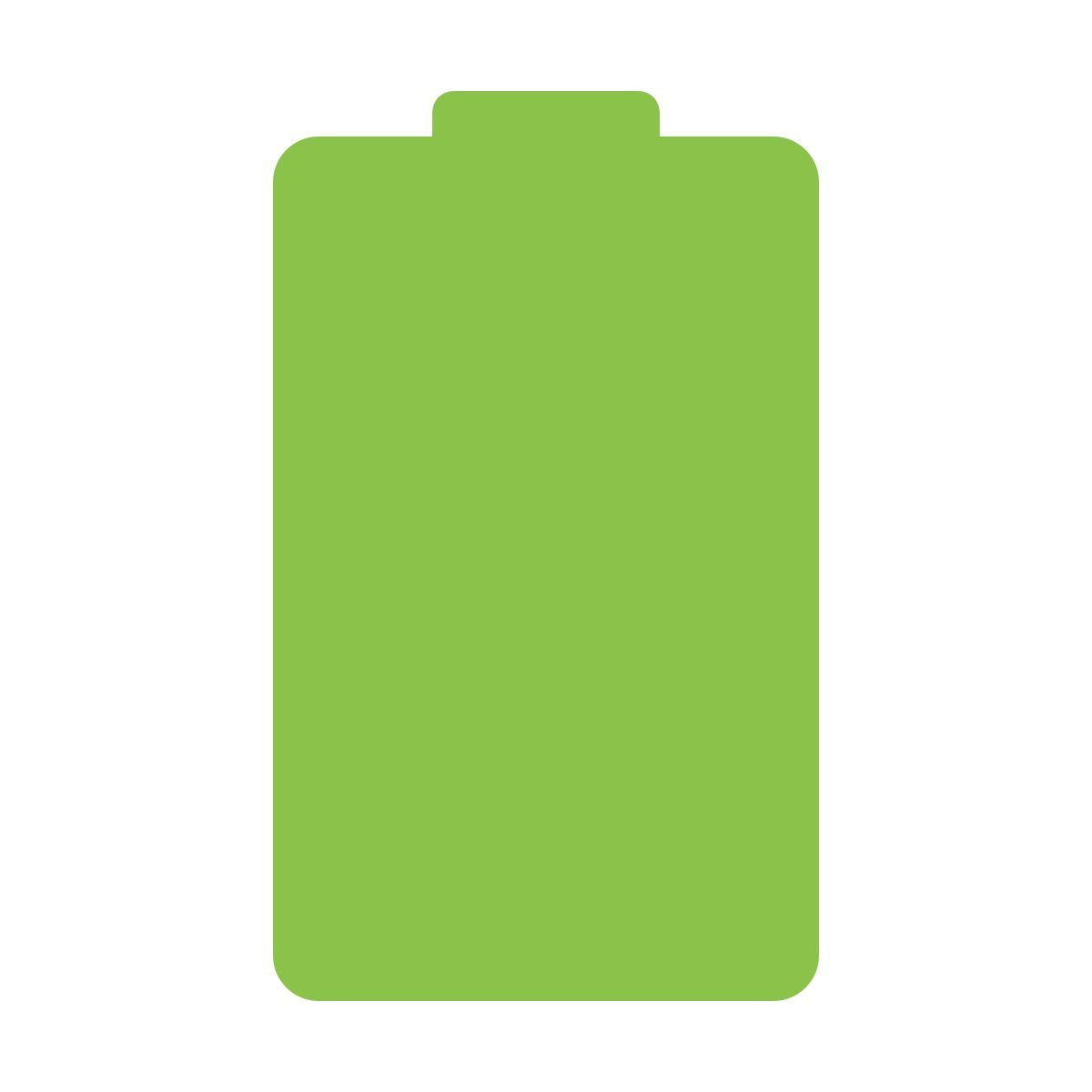 color style full battery icon
