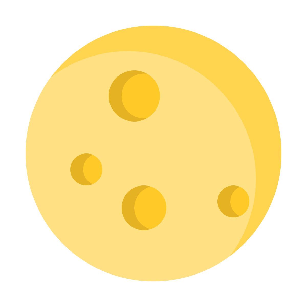 color style 보름달 icon