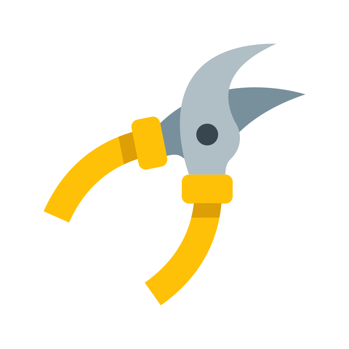 color style garden shears icon