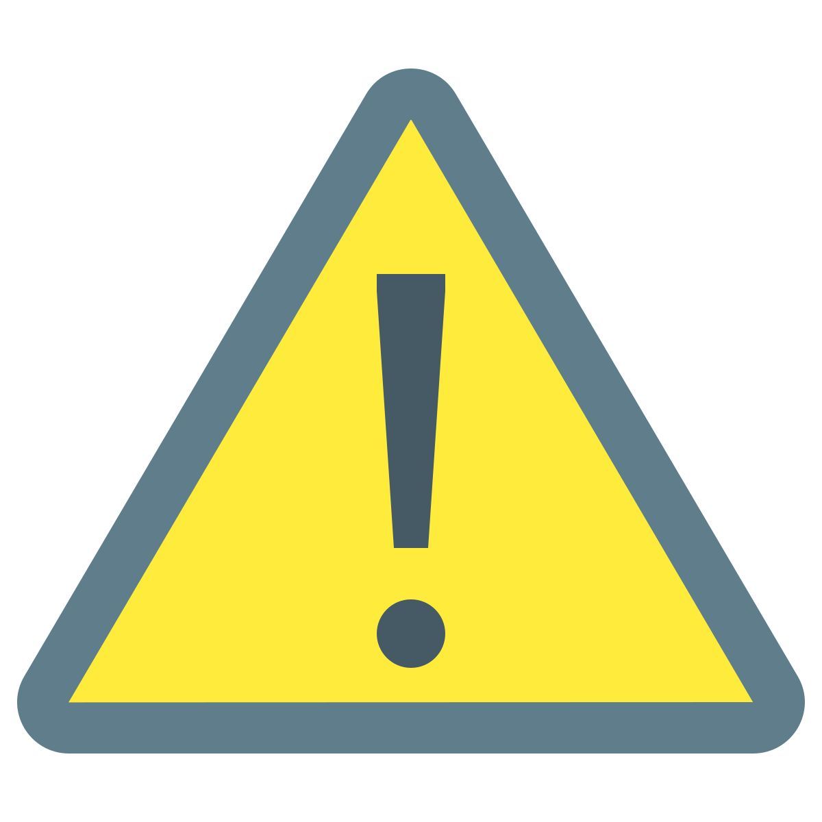 color style 일반 경고 표시 icon