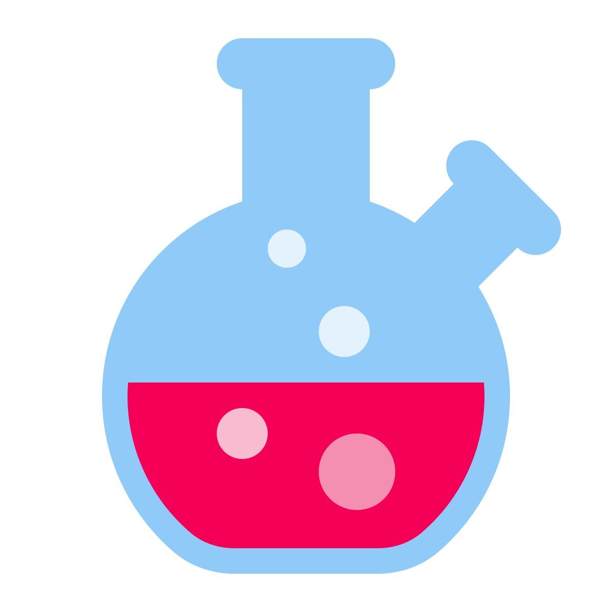 color style glass flask icon