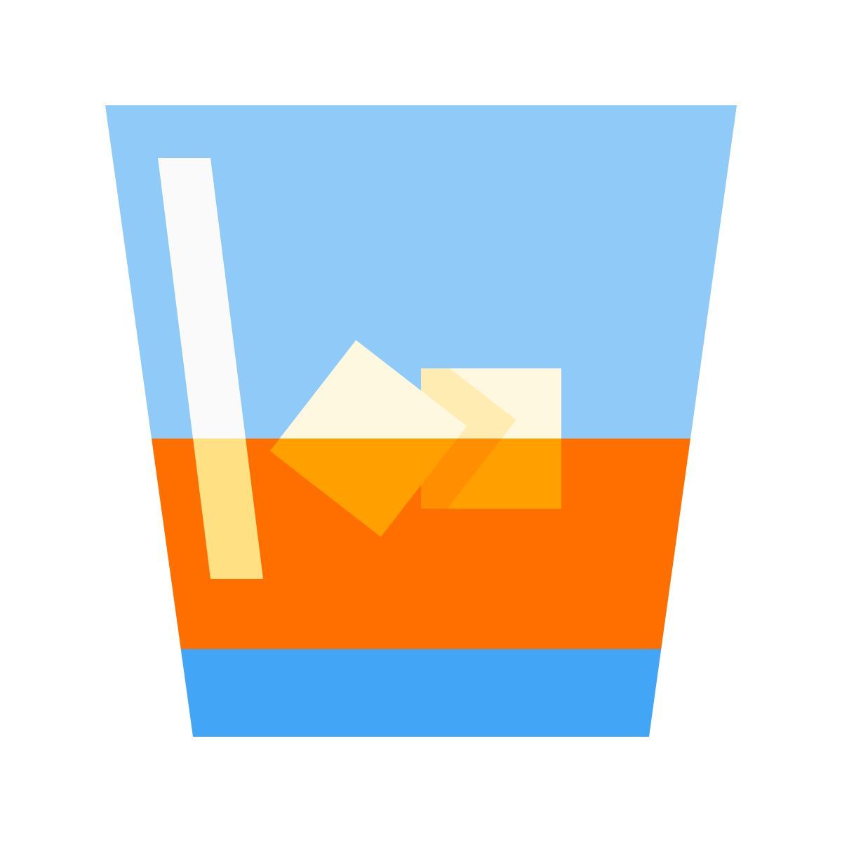 color style 위스키 한 잔 icon