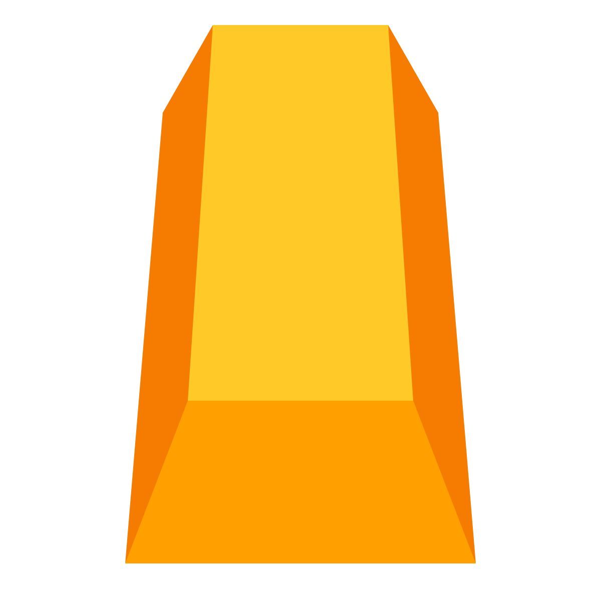 color style gold ingot icon