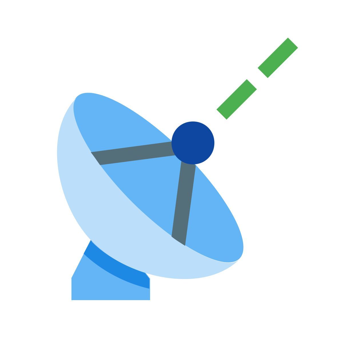 color style gps antenna icon