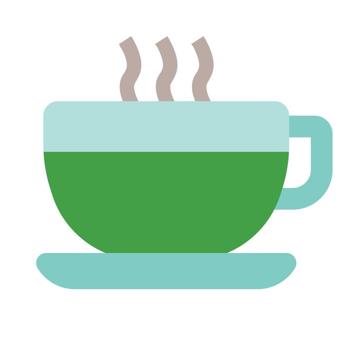 color style green tea icon
