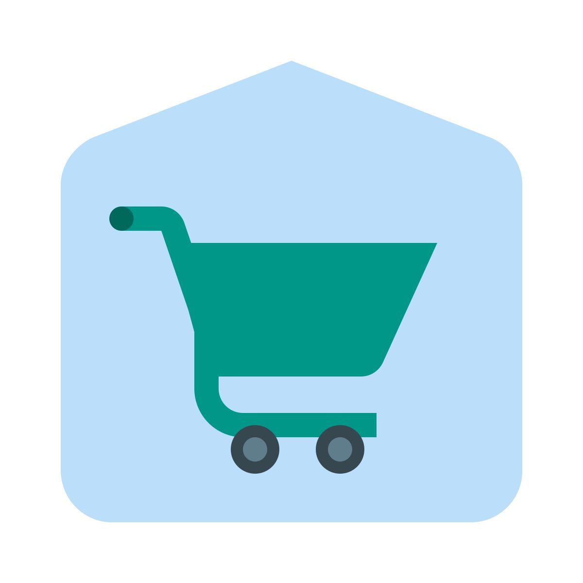 color style grocery store icon