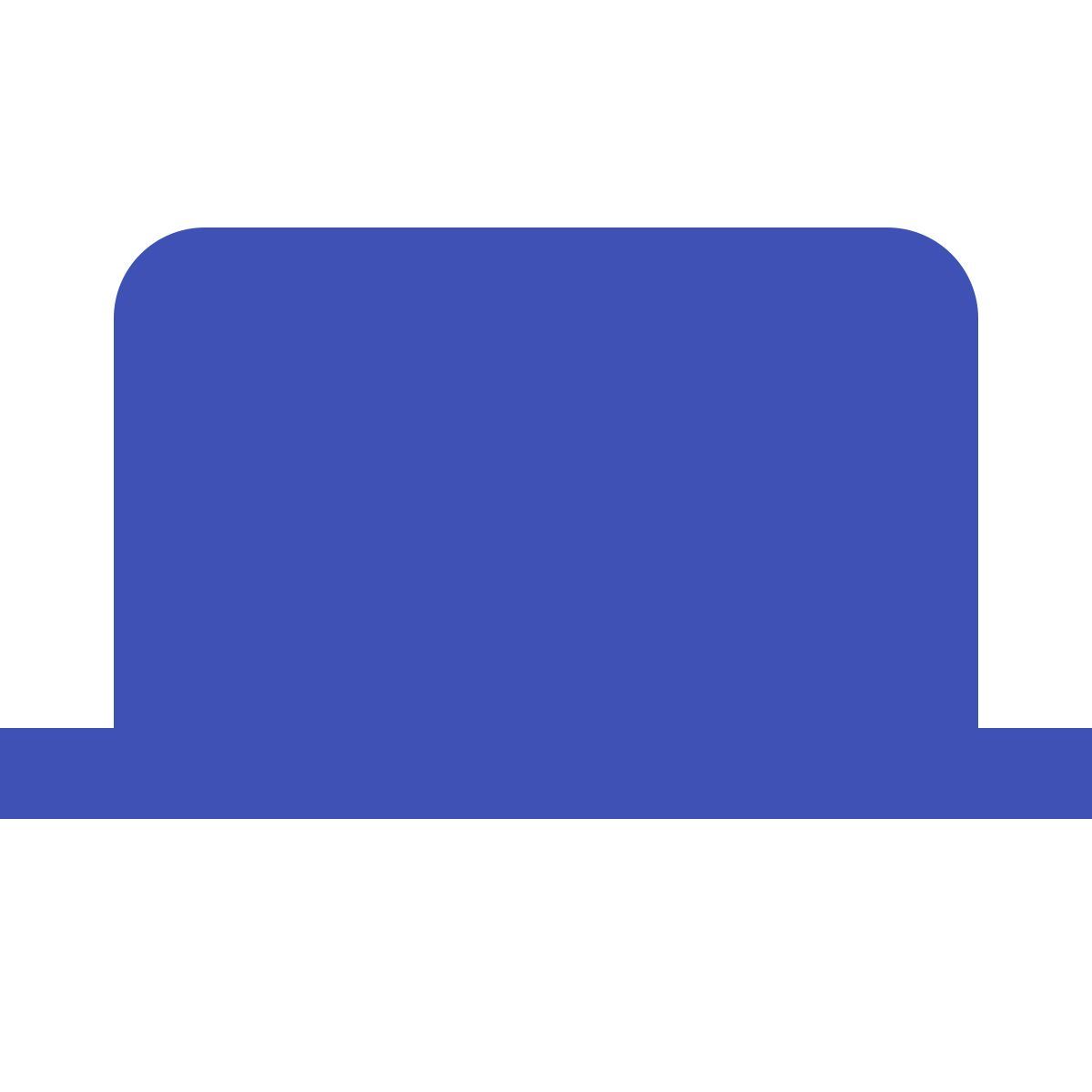 color style half rest icon