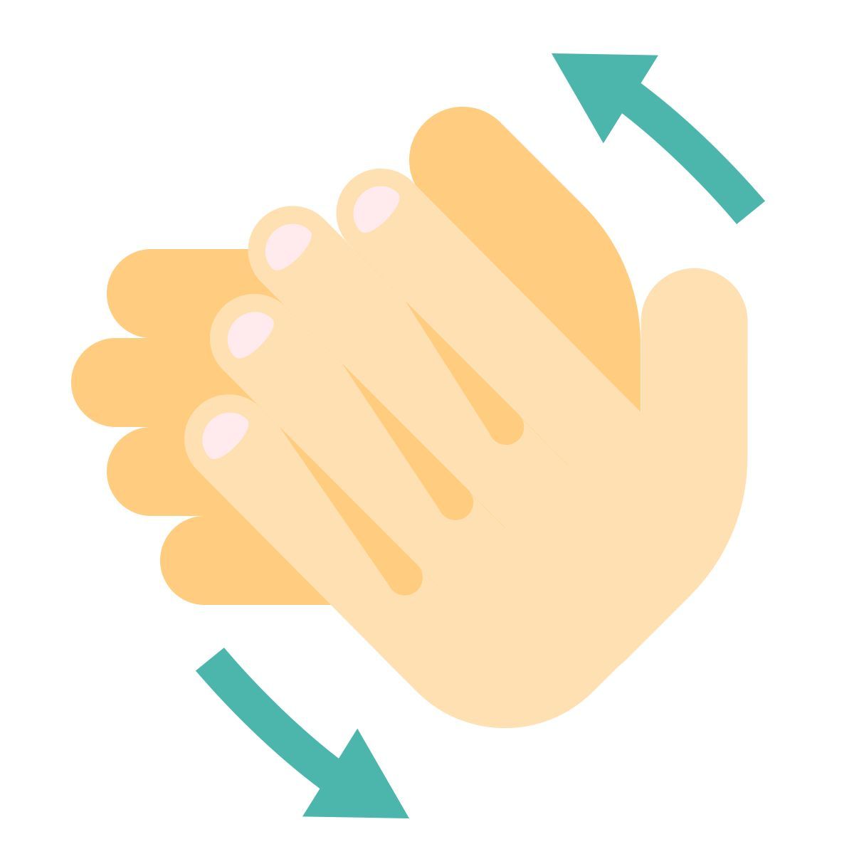 color style mãos esfregar pele tipo 1 icon