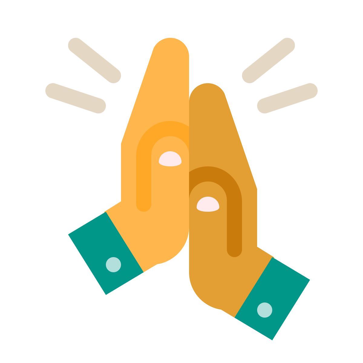 color style high five skin type 2 icon