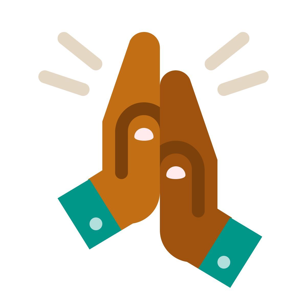 color style high five skin type 5 icon