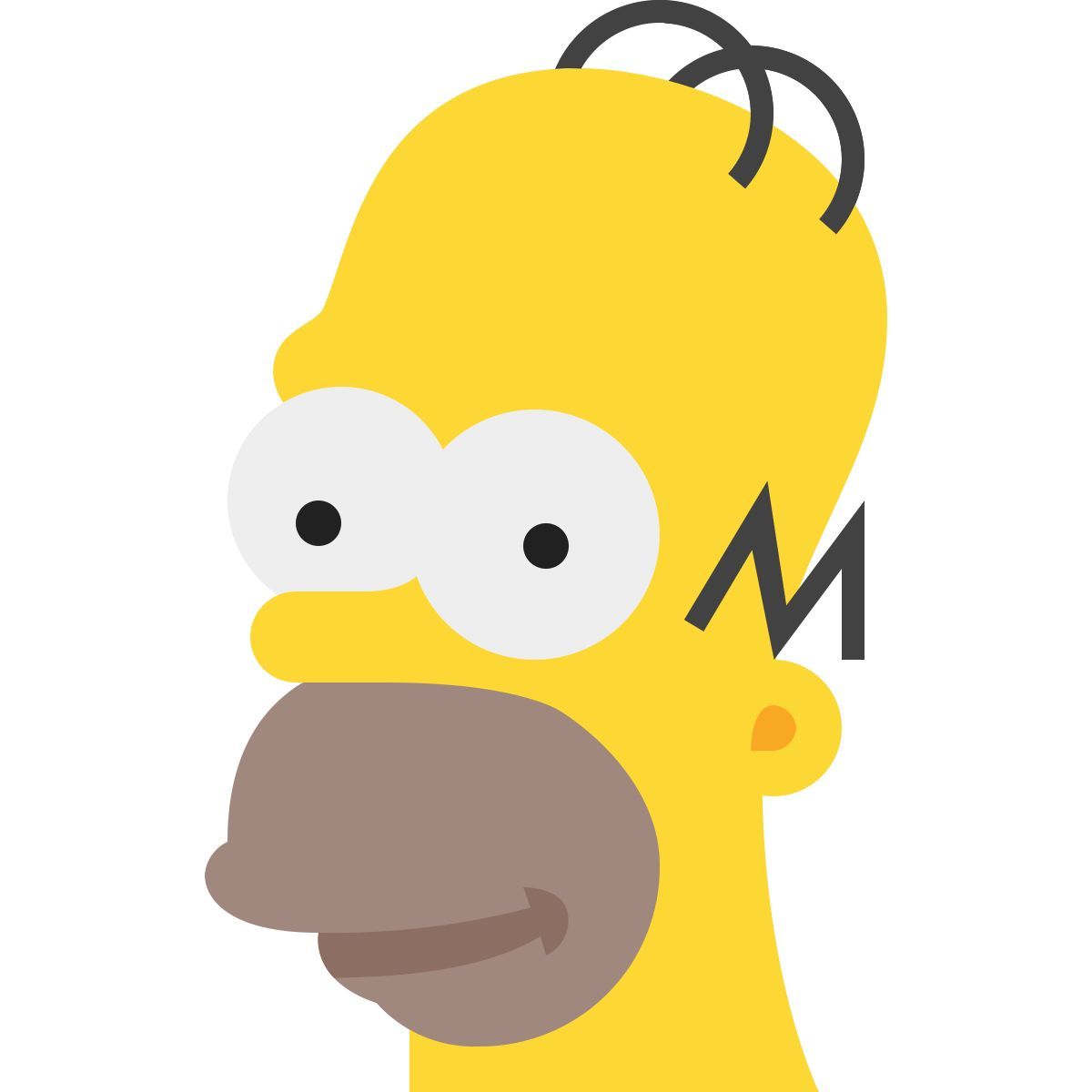 color style homero simpson icon
