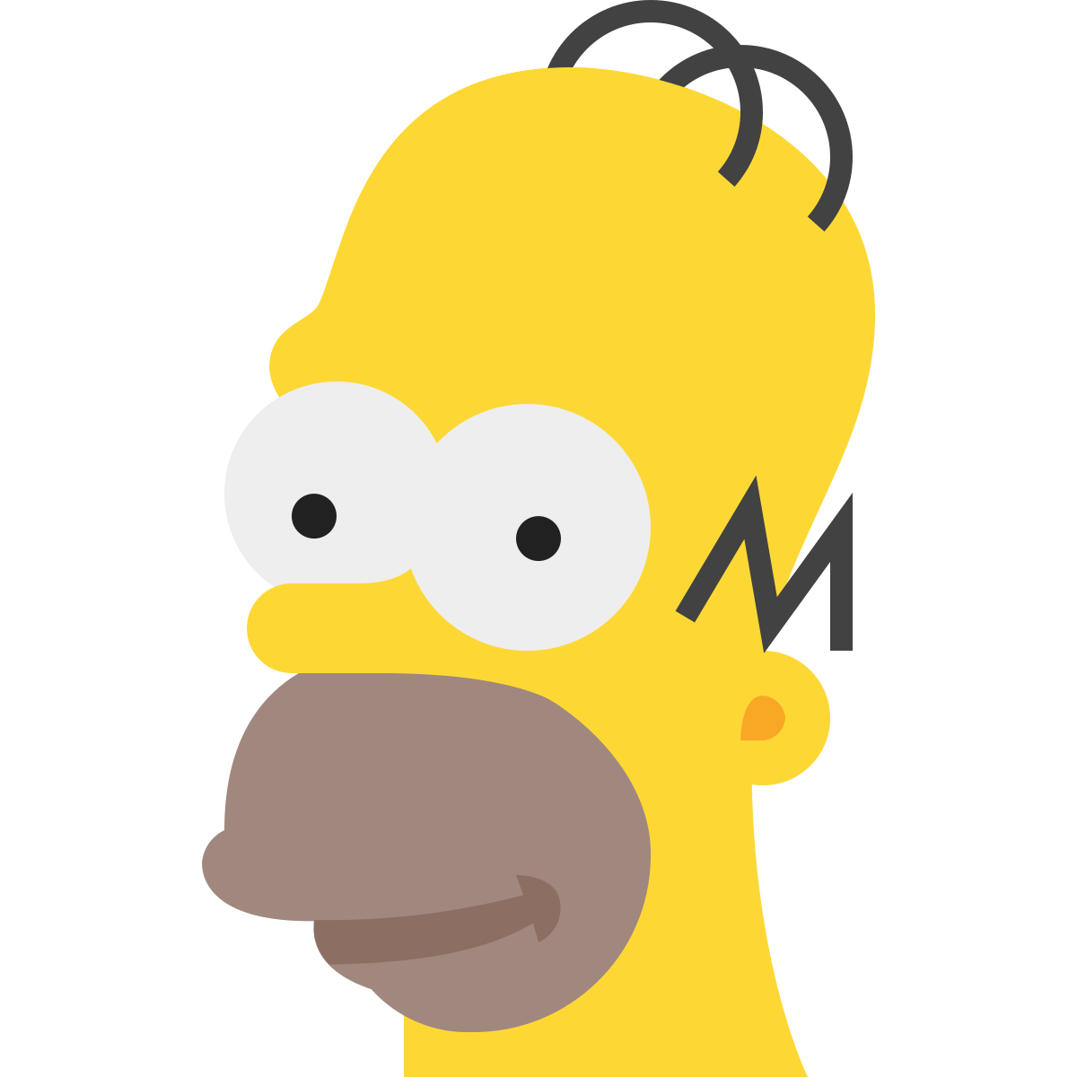 color style homer simpson  v2 icon