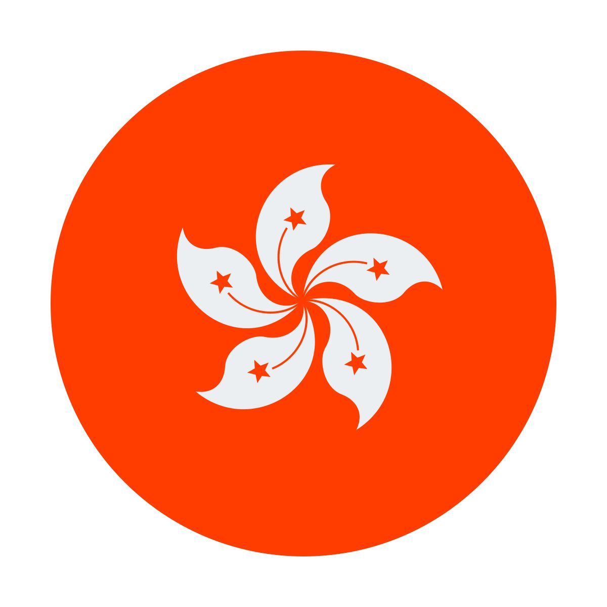color style circular de hongkong icon