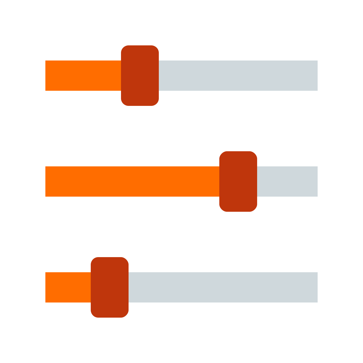 color style horizontal settings mixer  v2 icon