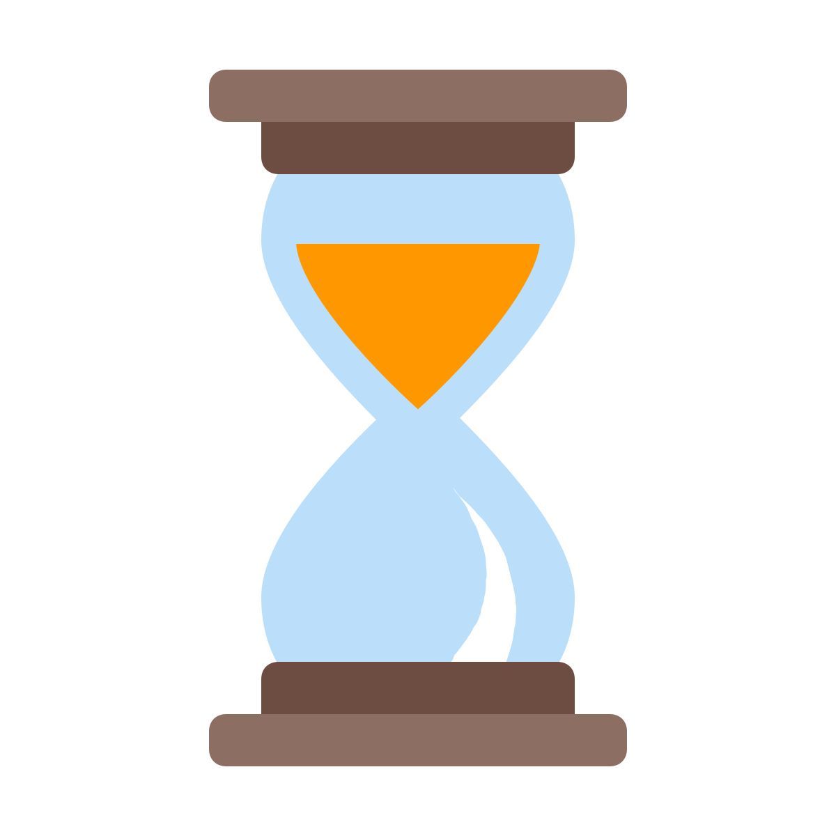 color style sand watch icon