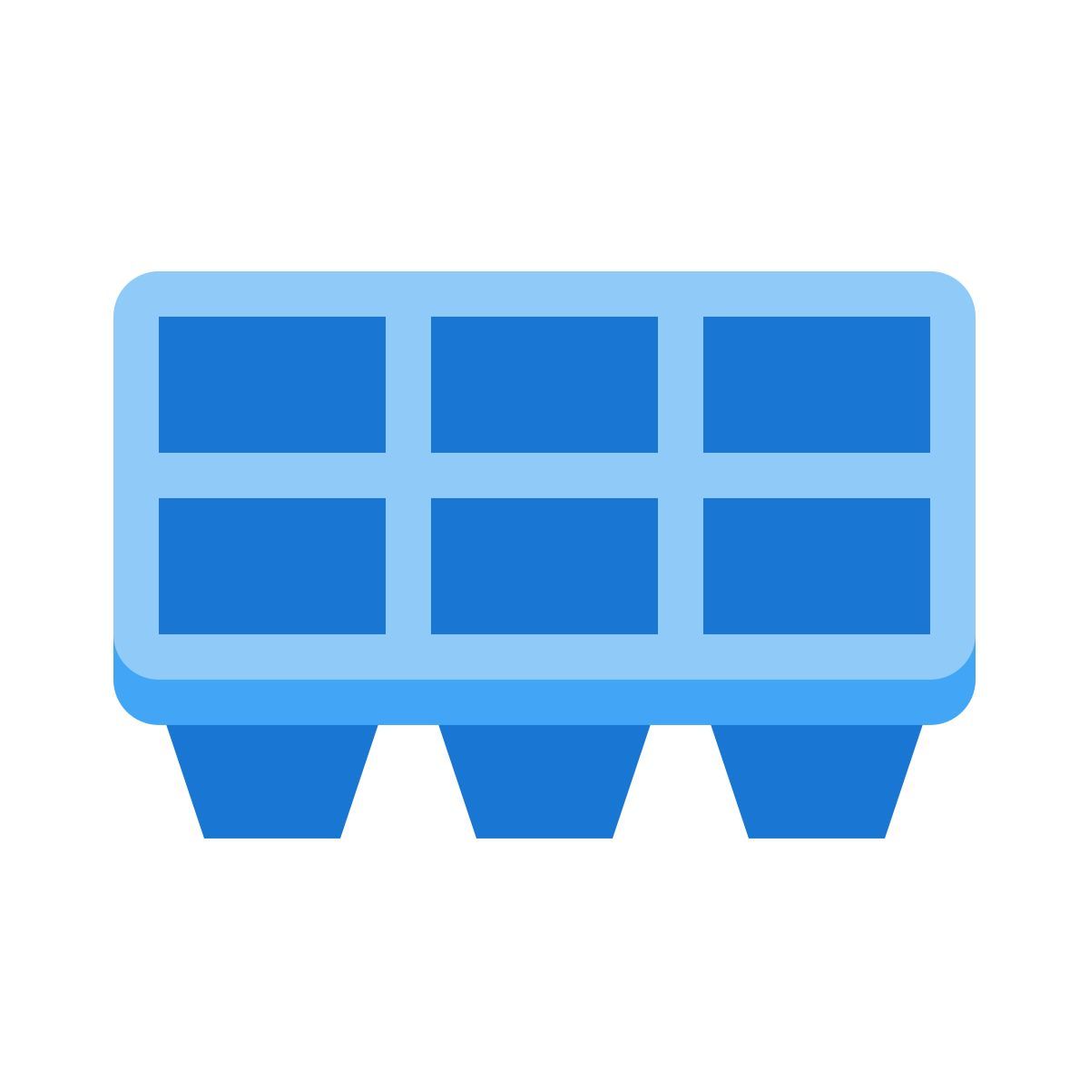 color style ice tray icon