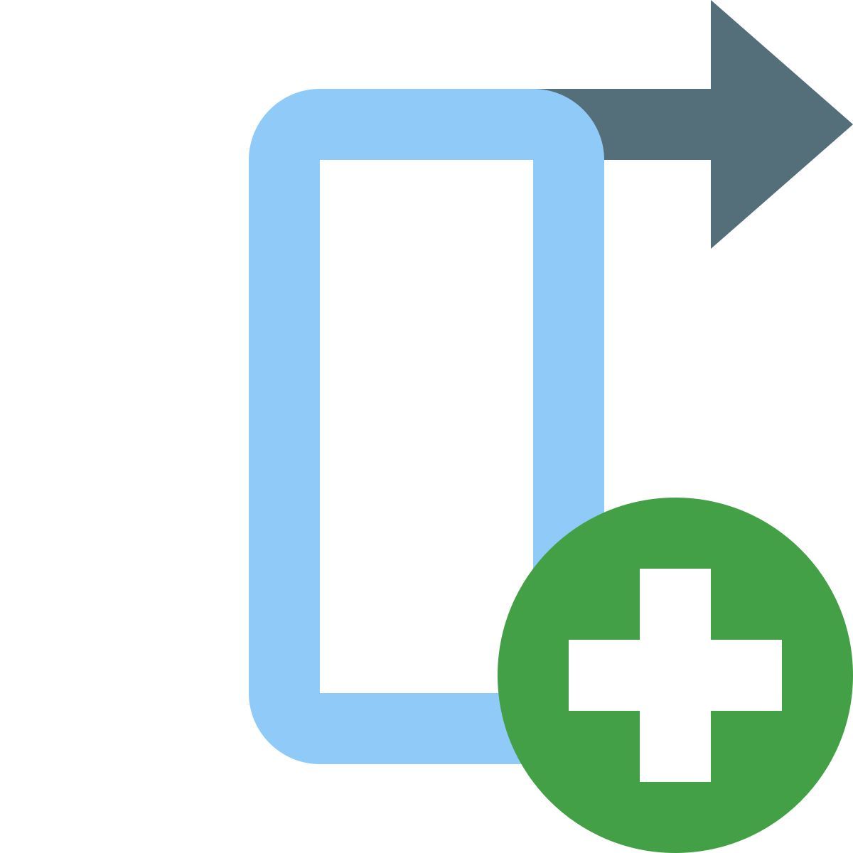 color style spalte rechts einfügen icon