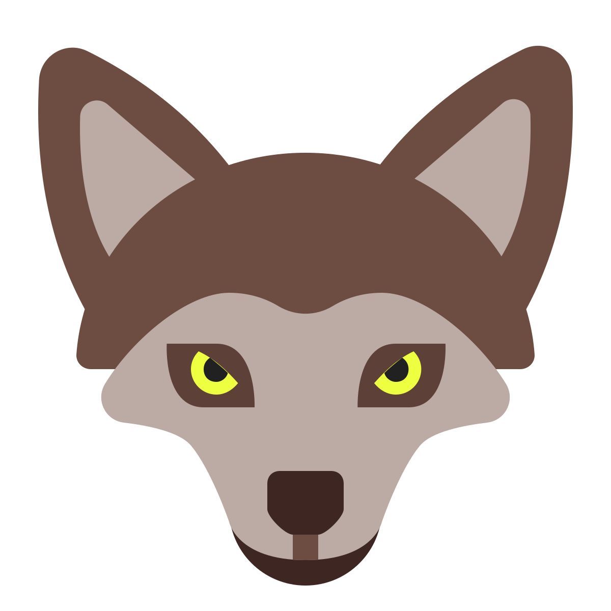 color style jackal icon