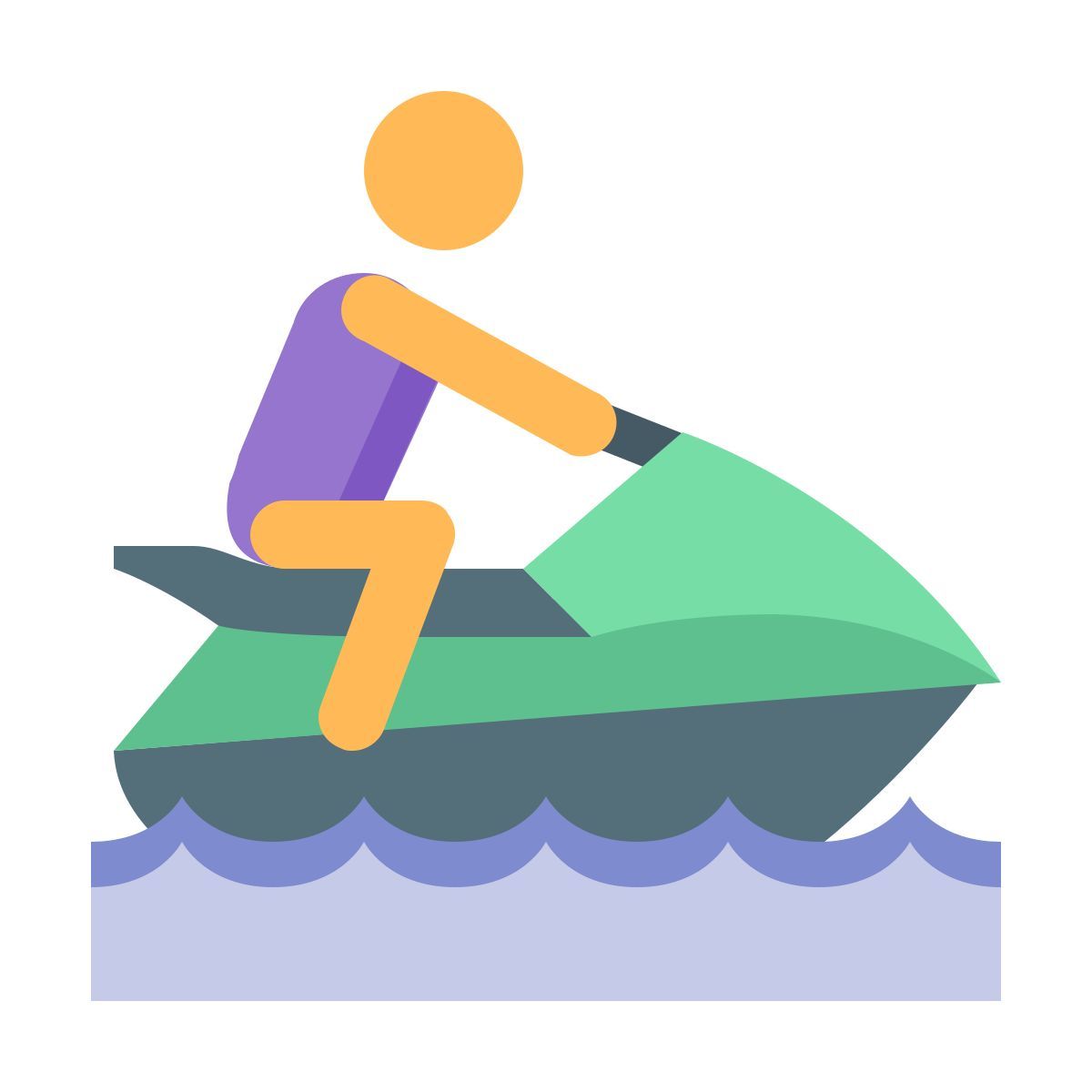 color style 제트 스키 icon