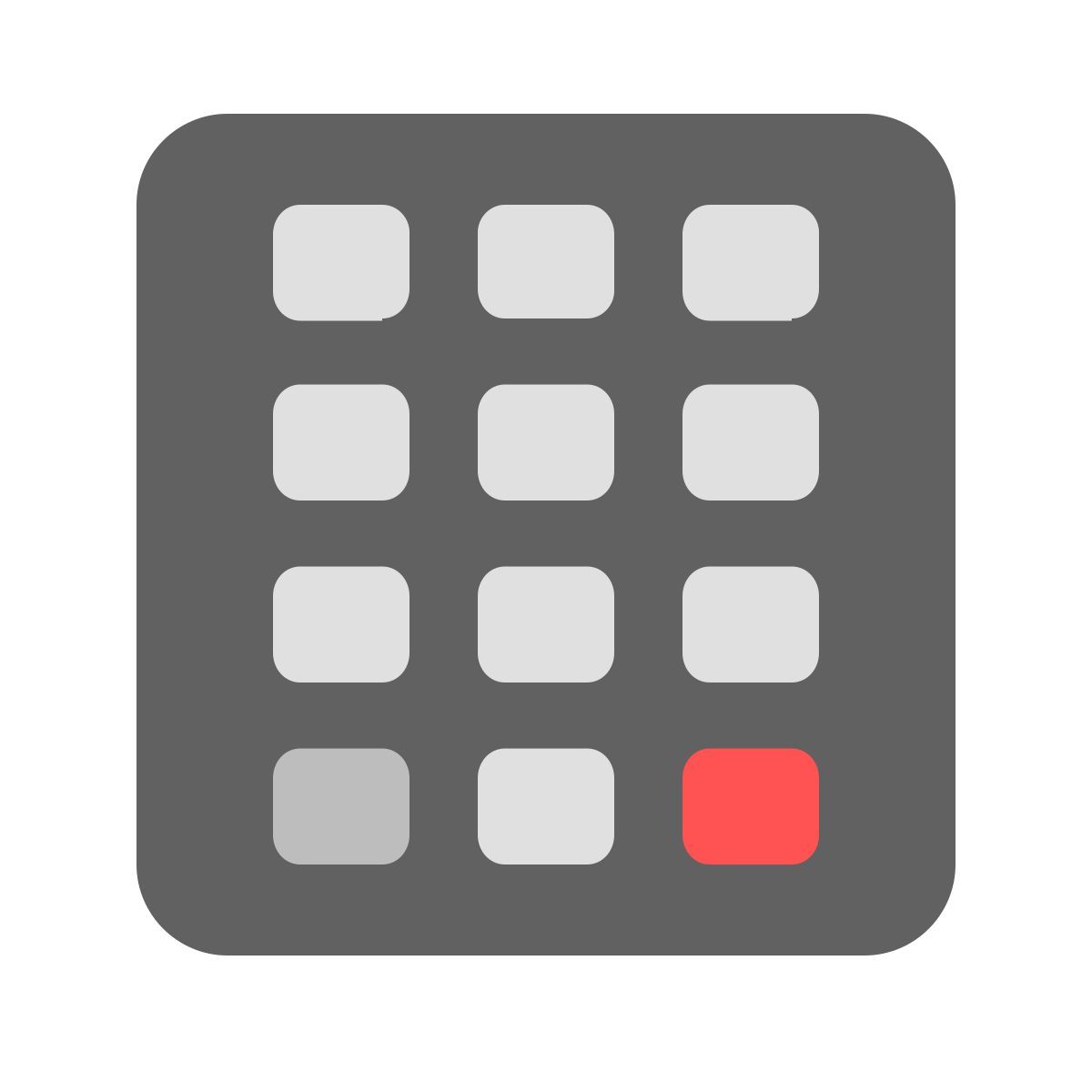 color style keypad icon