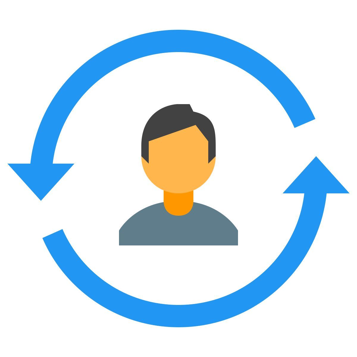 color style ciclo vital icon