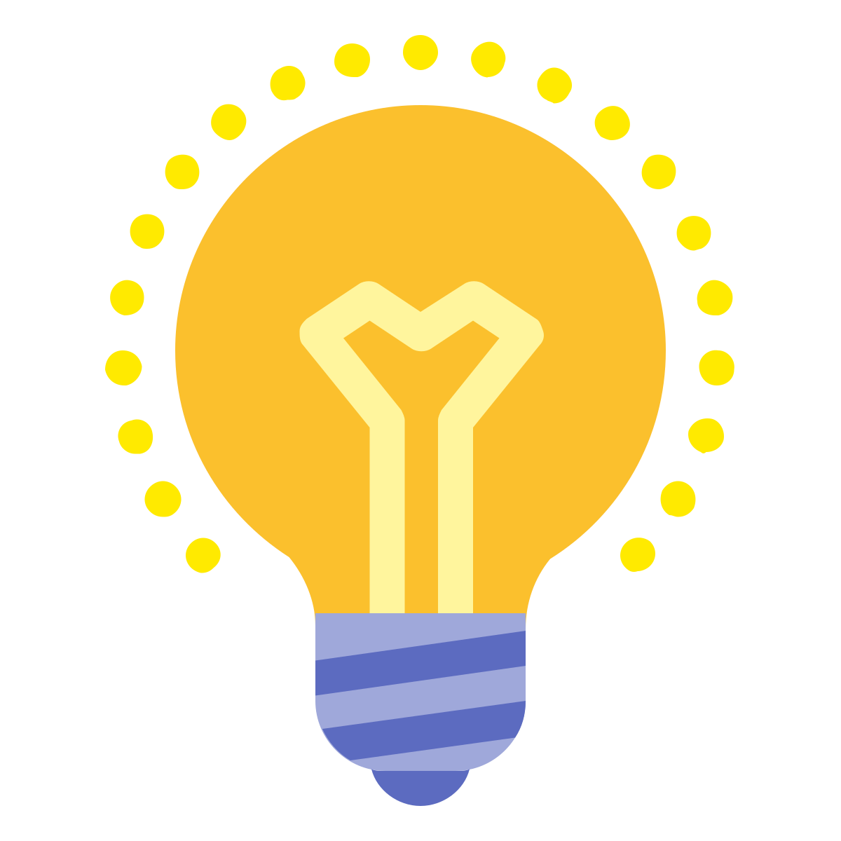 color style light on  v2 icon