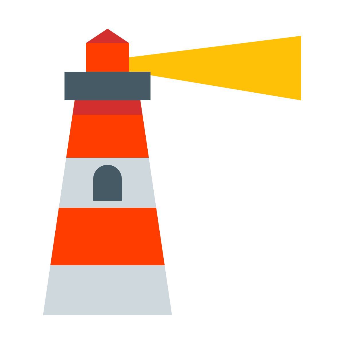 color style lighthouse icon