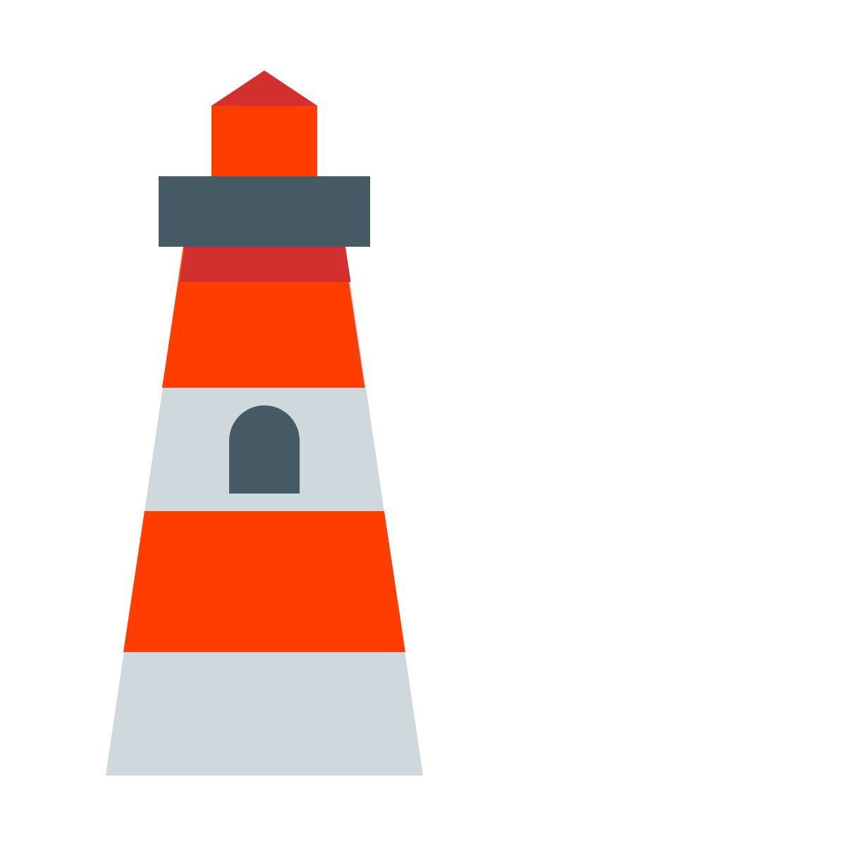 color style leuchtturm icon