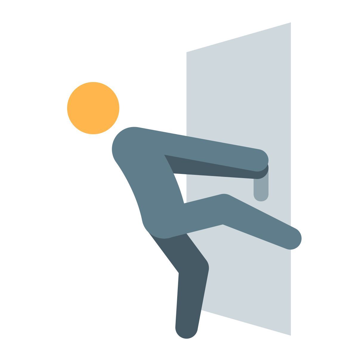 color style enfermé à l'extérieur icon