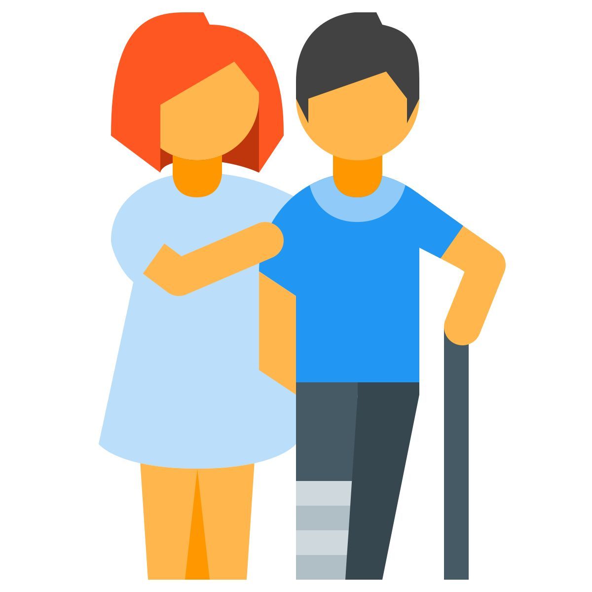 color style looking after icon