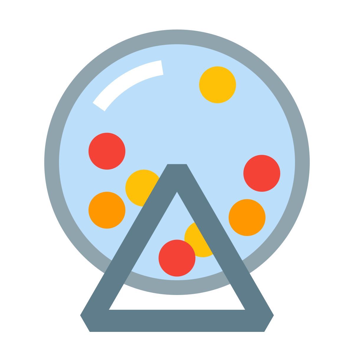 color style lotería icon