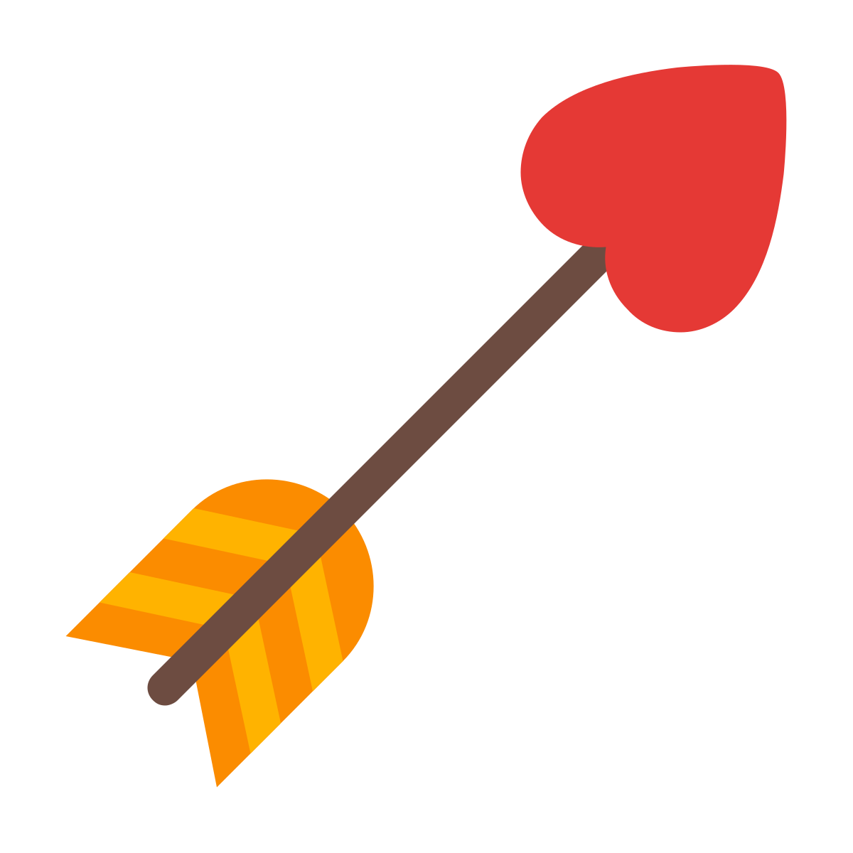 color style love arrow  v2 icon
