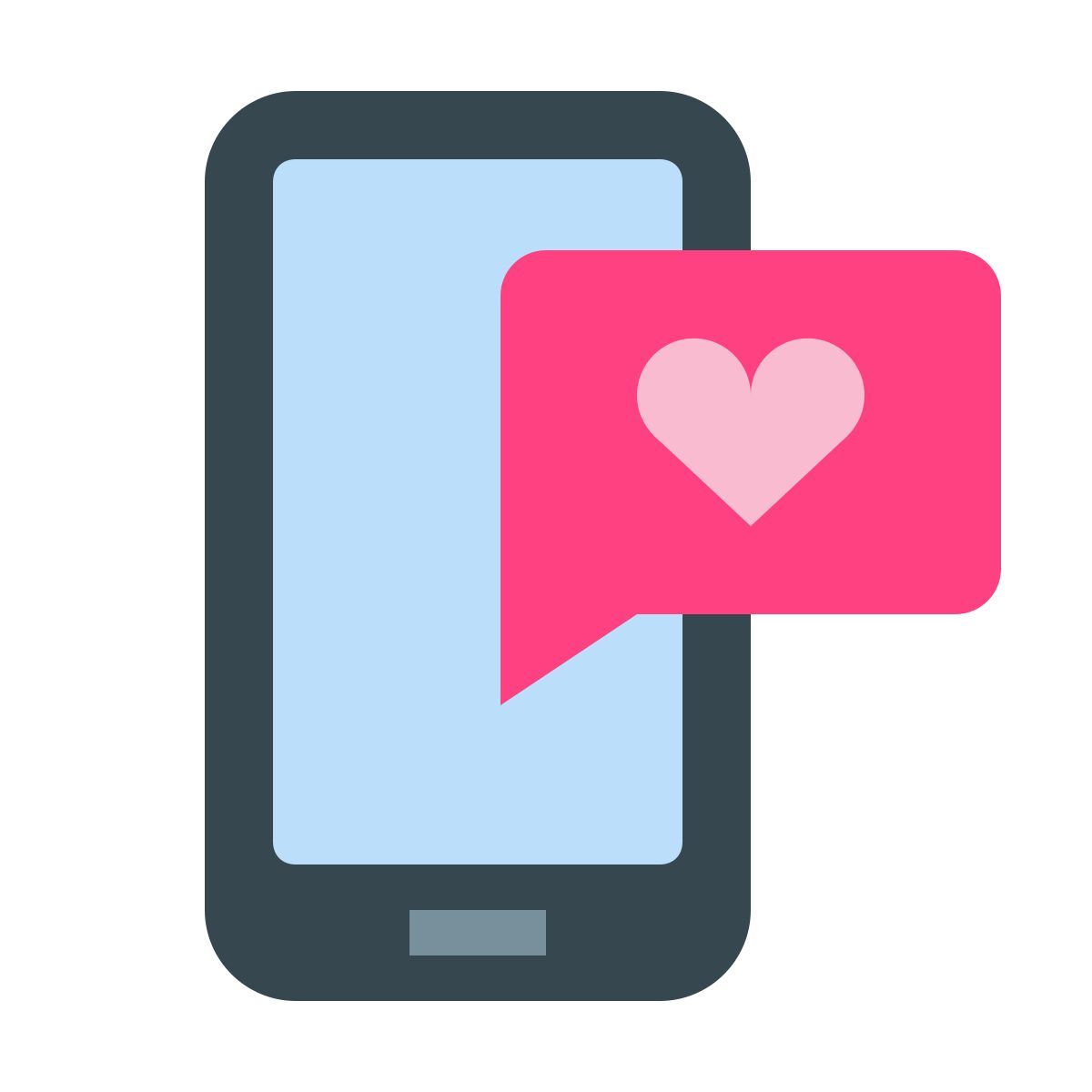 color style message d’amour icon