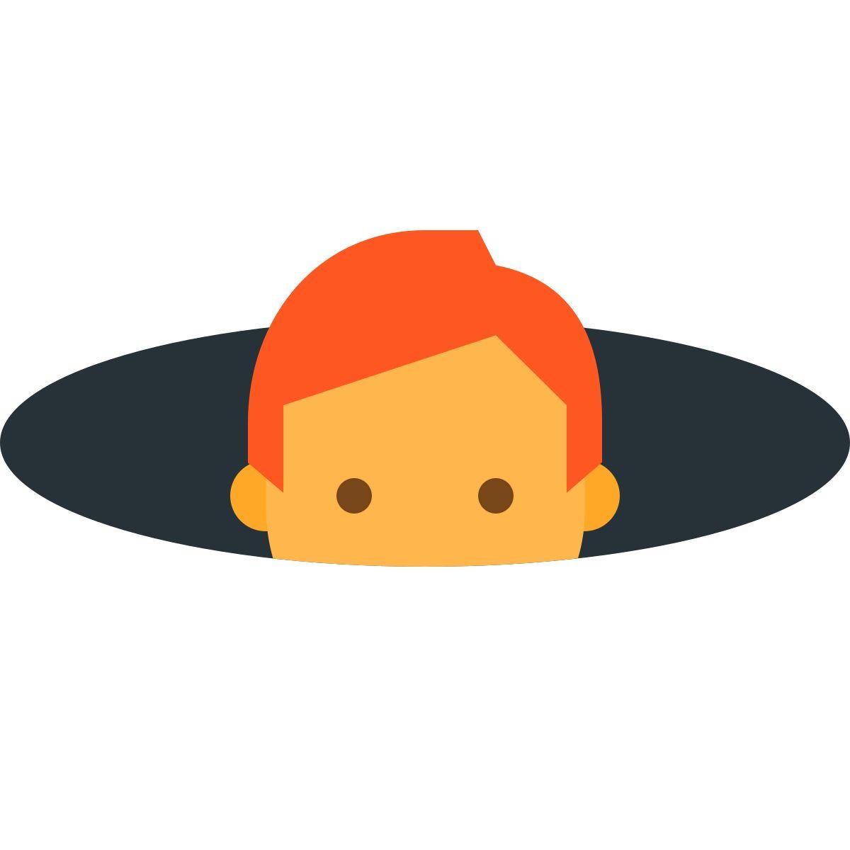 color style mann im loch icon