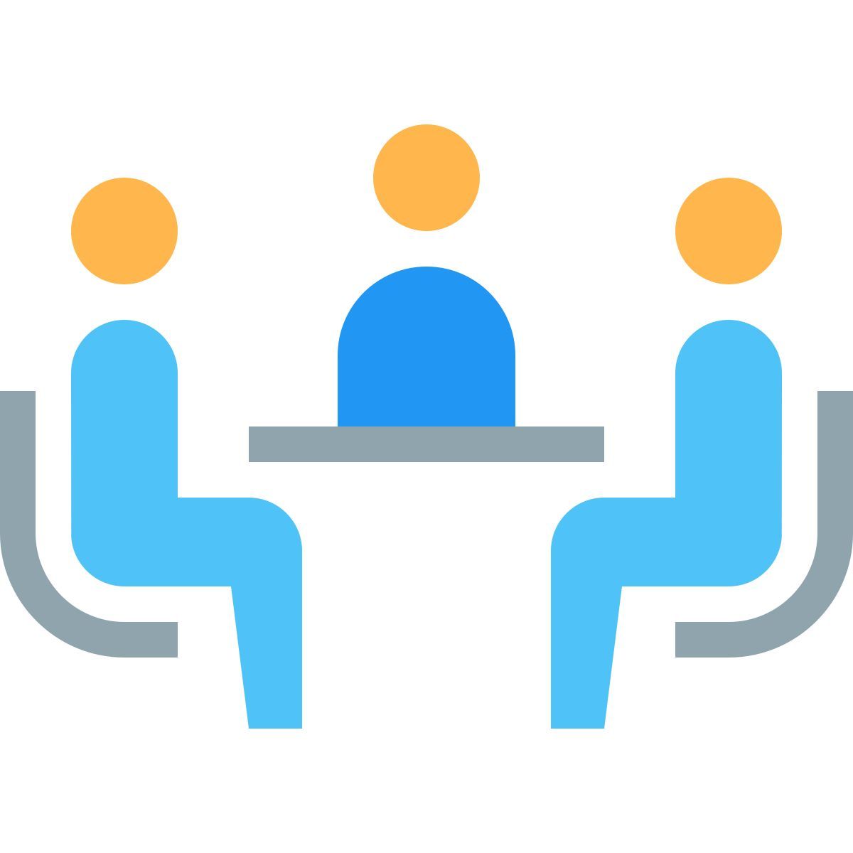 color style meeting room icon