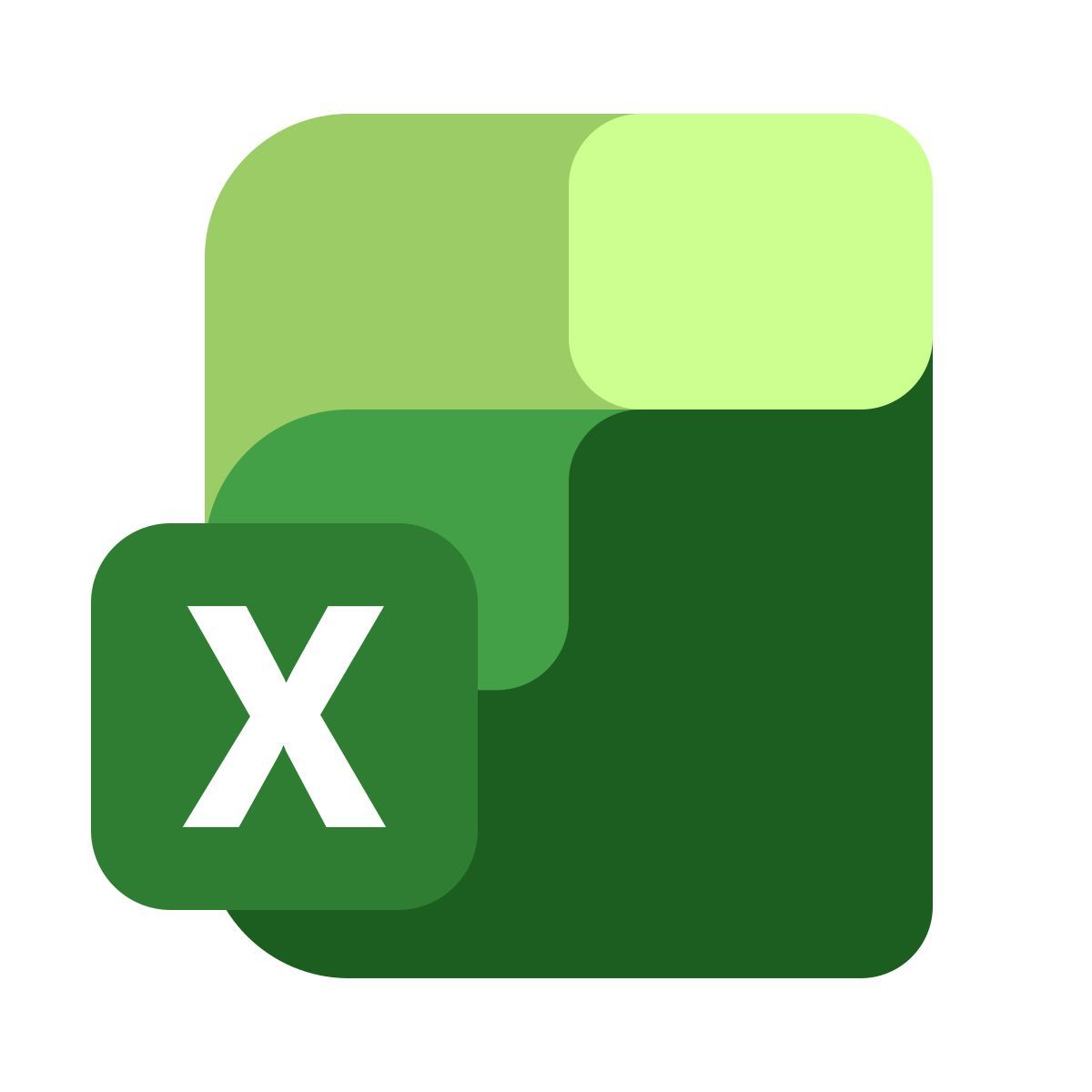  cone Colorido De Microsoft Excel 2025 Em PNG SVG