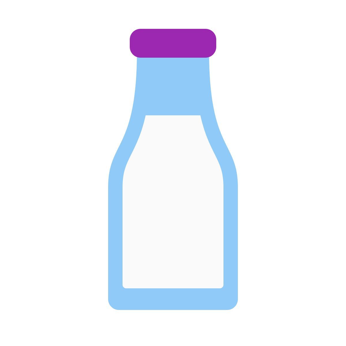 color style bouteille de lait icon
