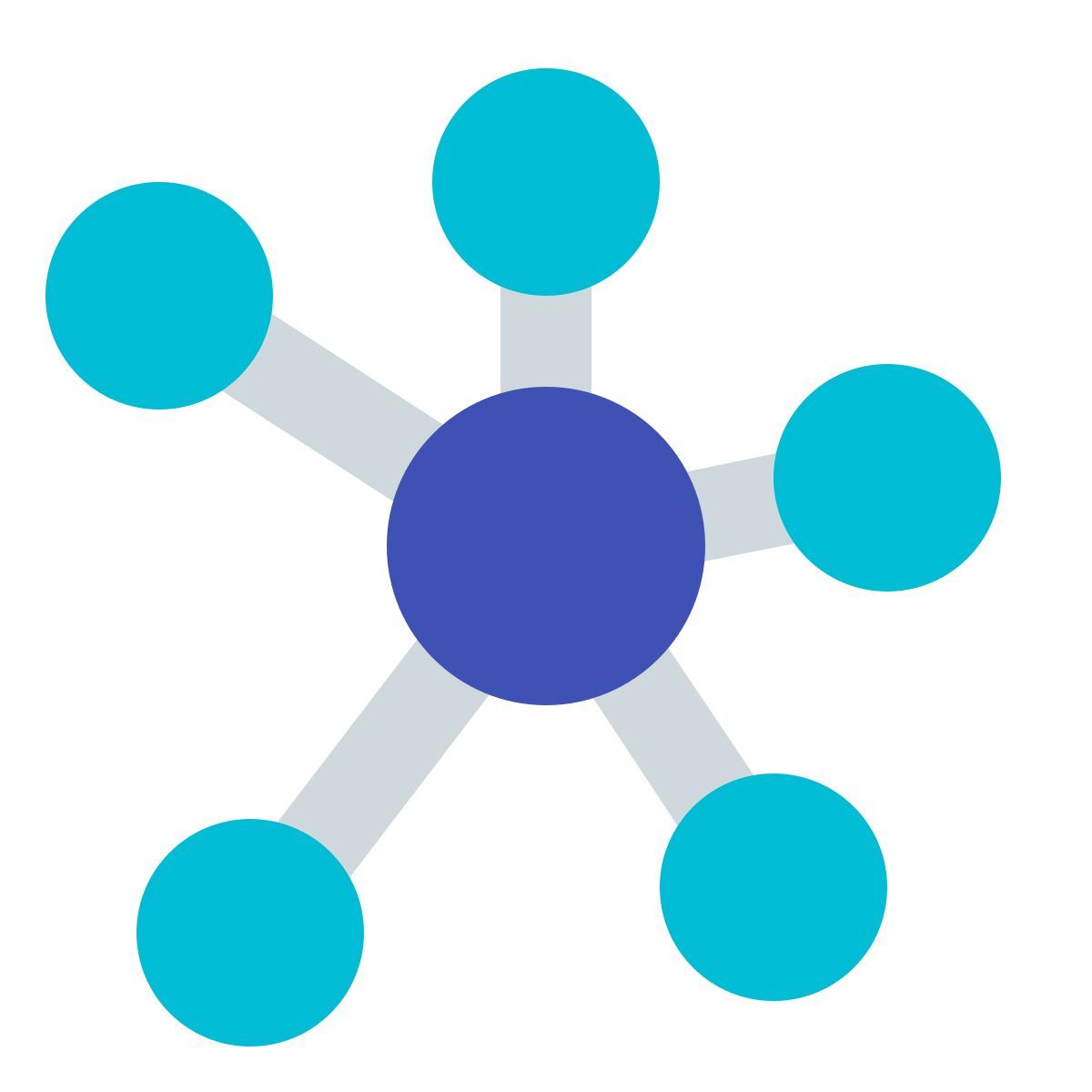 color style mind map icon