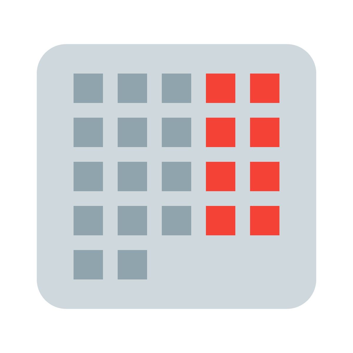 color style month view icon